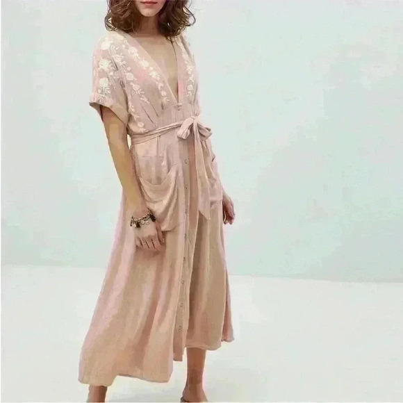 FP Love You to Love You Midi Floral
Blush Dress SMALL - Picture 5 of 16